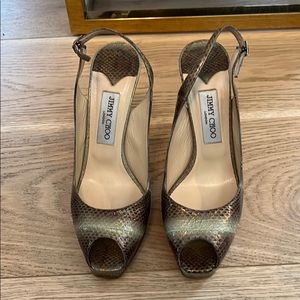 Jimmy Choo Sandals Snakeskin